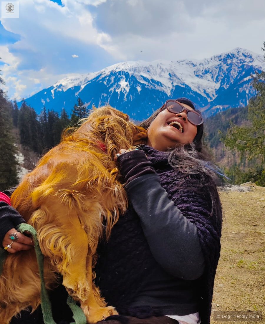 Mugdha Yelkar with Simba